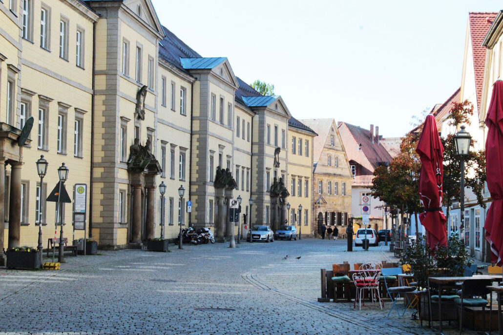 Häuserreihe Innenstadt Bayreuth