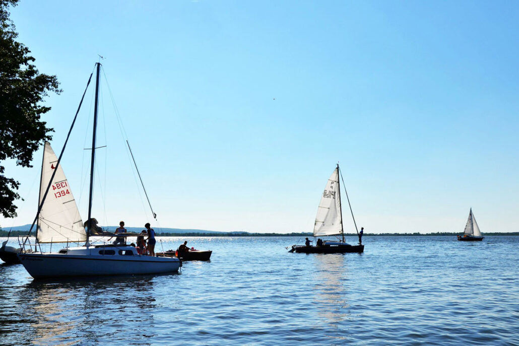 Segelboote auf dem Steinhuder Meer