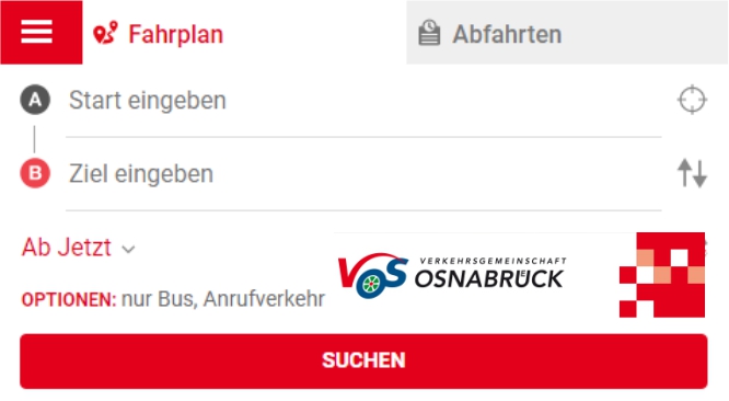 VOS-Fahrplanauskunft VOS Fahrplanauskunft